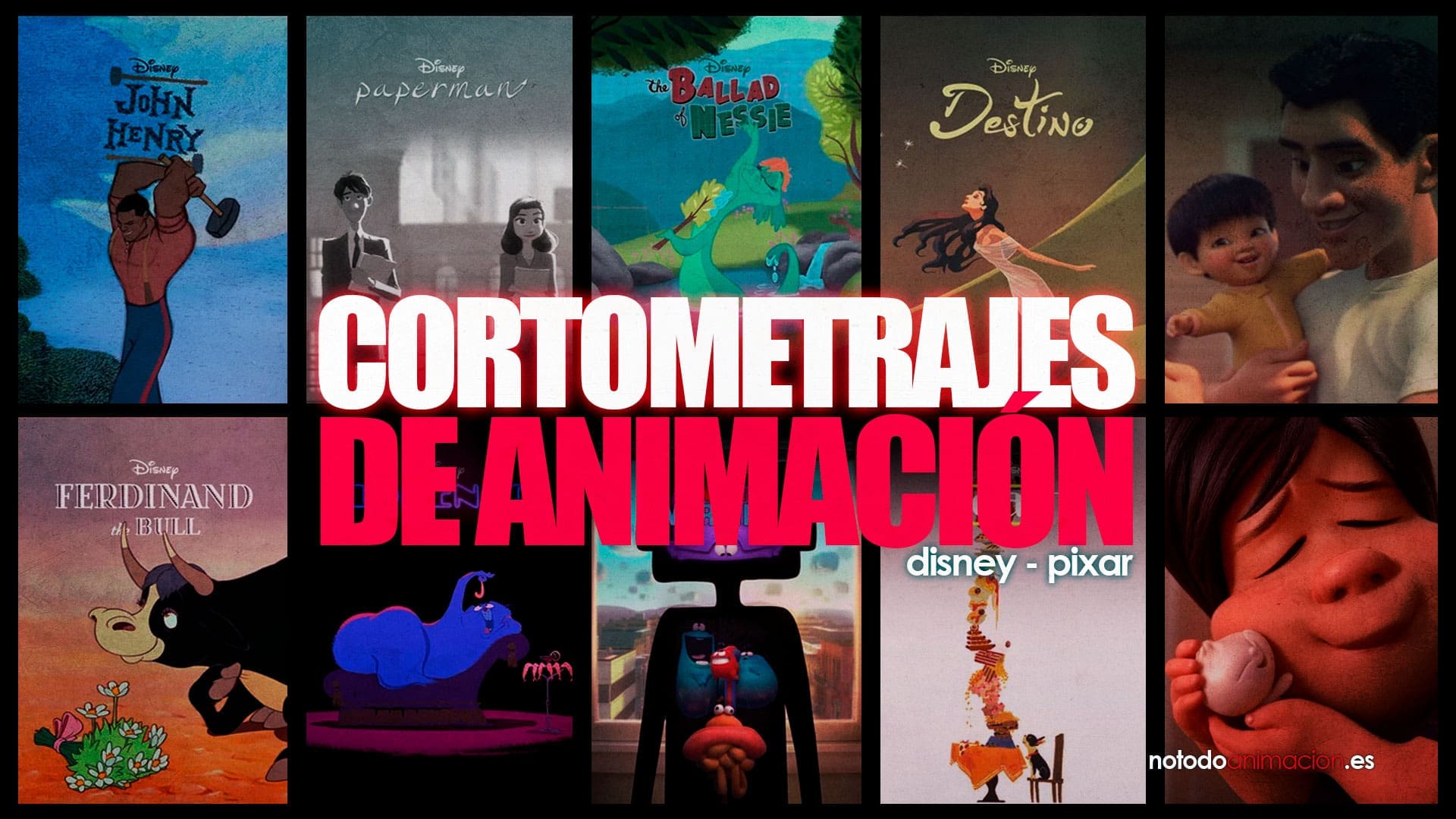 cortos animados disney pixar