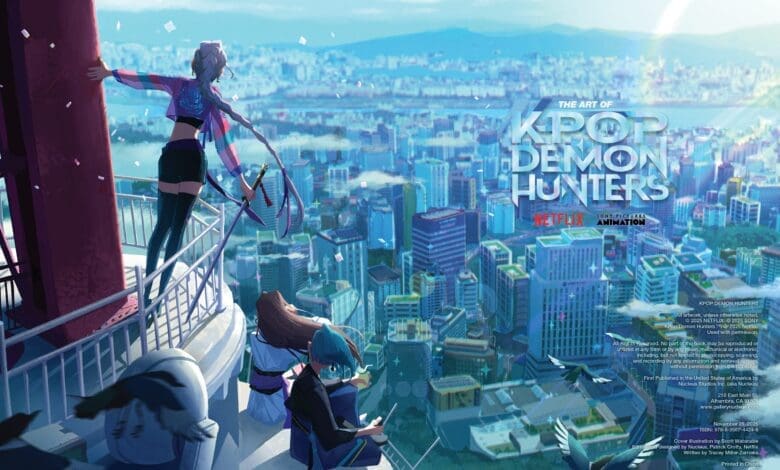the art of kpop demon hunters artbook