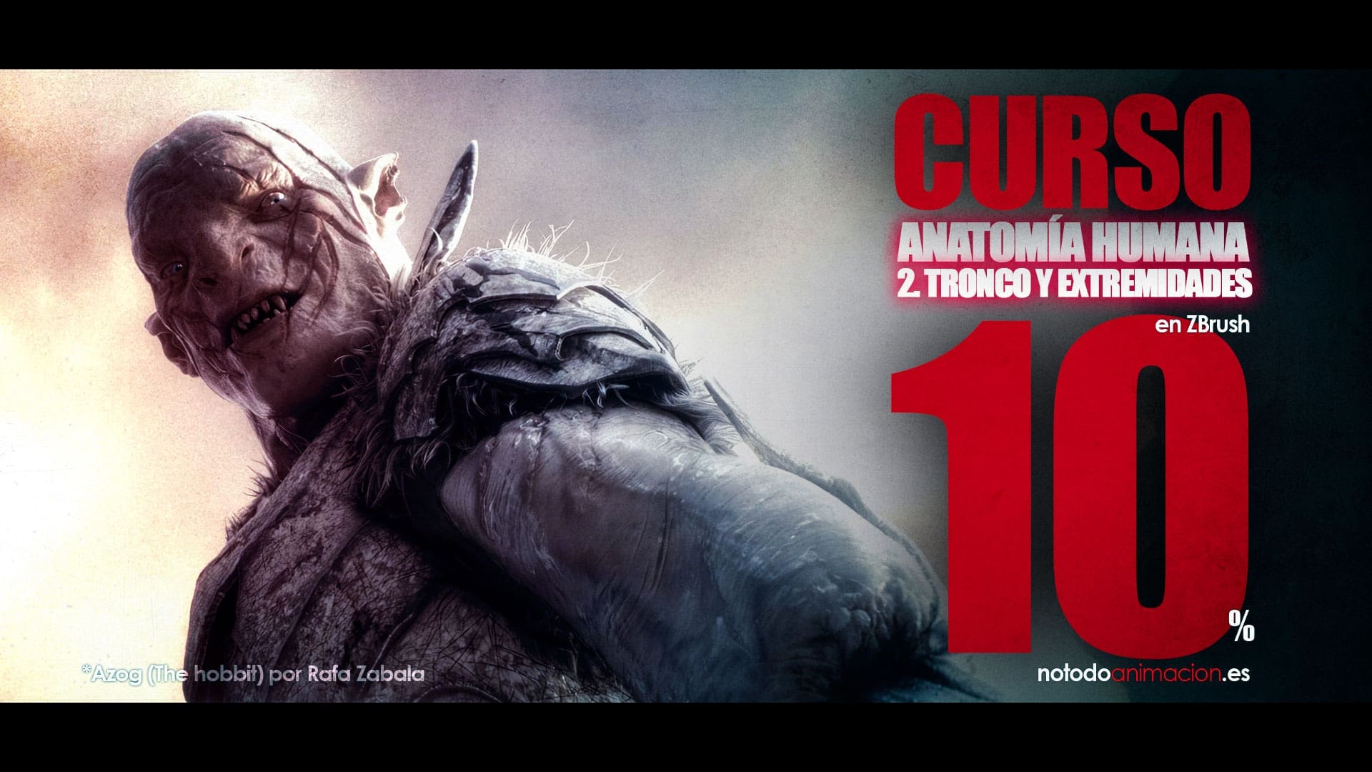 Curso de Anatomía Humana en ZBrush para Artistas 3D 👈 Online en Vivo